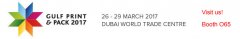Attending Dubai Gulf Print&Pack Exhibition Mar.26~29,201